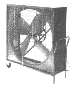 Mobile air cooling fan mancooler air circulator